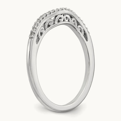Diamond Band, 14K White Gold
