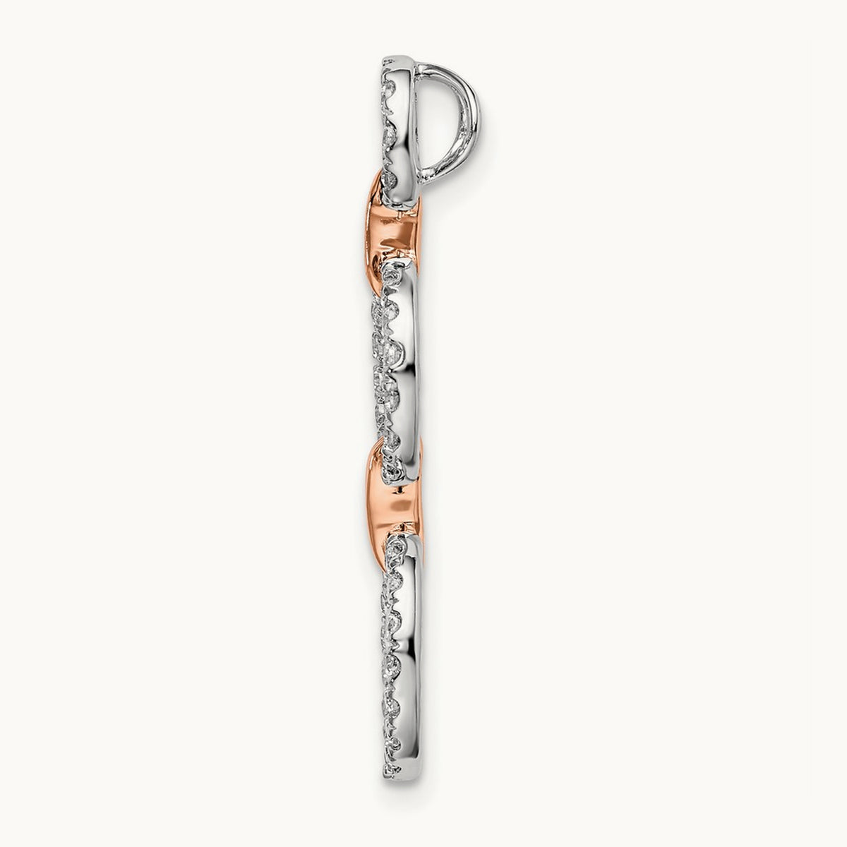 3 Circle Drop Slide Pendant, 0.50 ct tw Lab-Grown Diamond