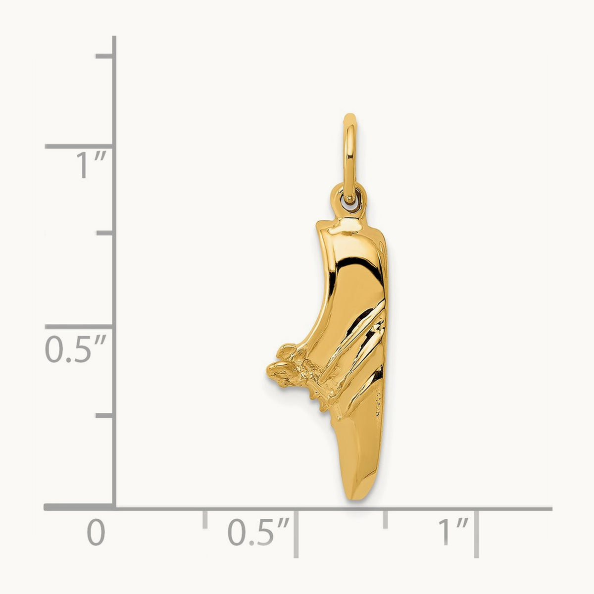 Jogging Shoe Charm, 14K