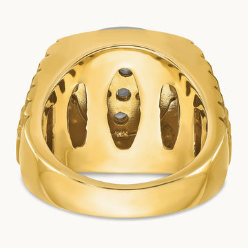 Men's Cluster Ring, 2.00 ct tw Lab-Grown Diamond