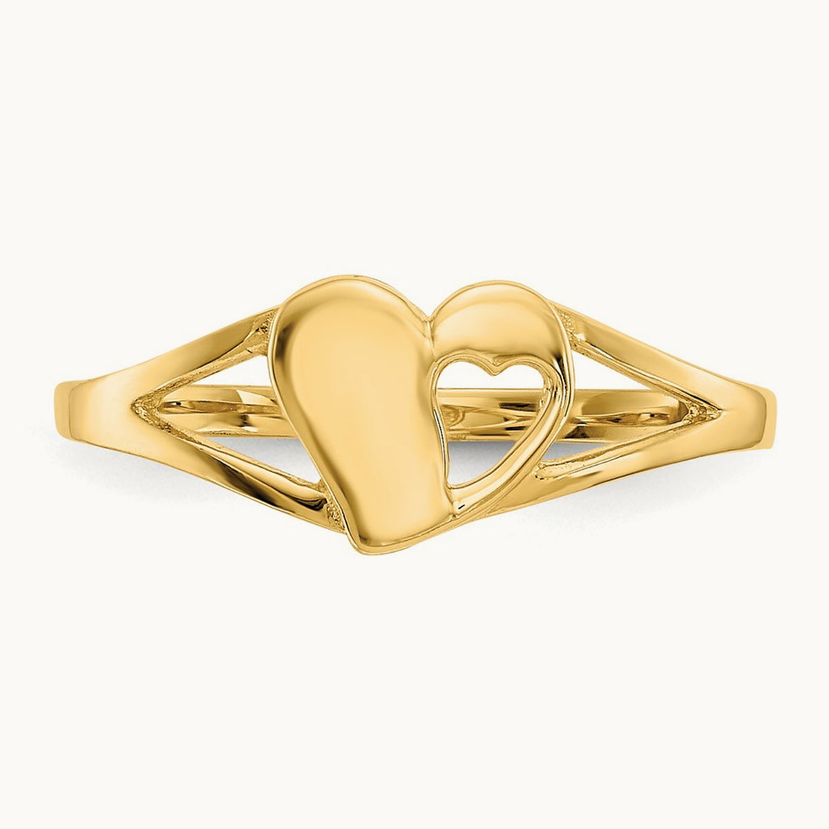 Madi K Heart Baby Ring, 14K
