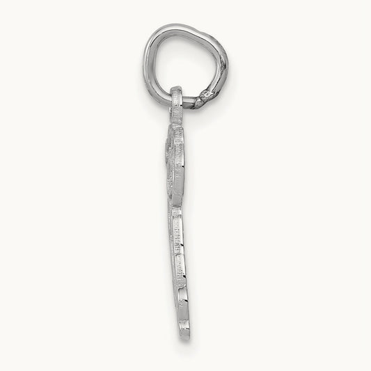Puppy Charm, 14K White Gold