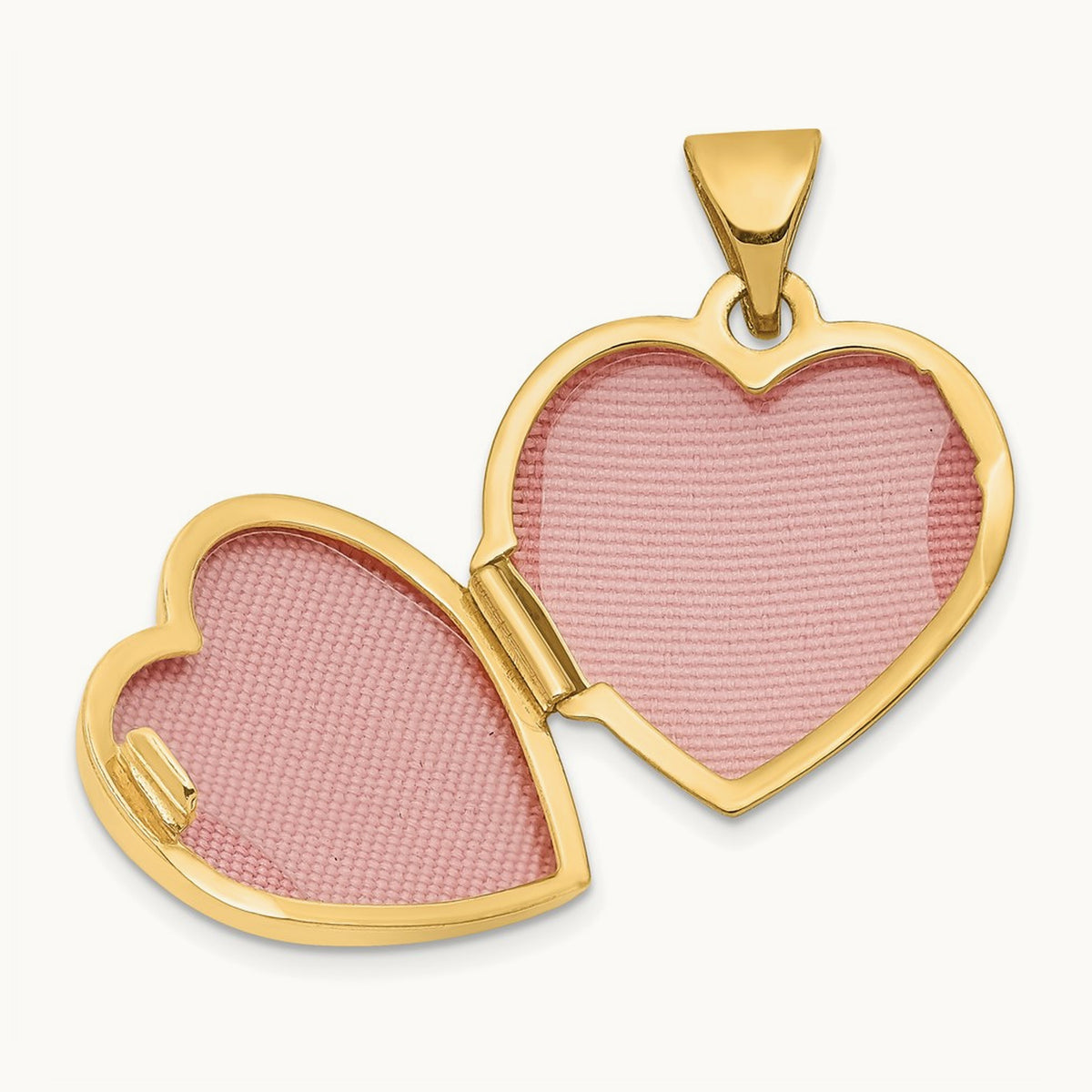 Floral I LOVE YOU Heart Locket, 14K