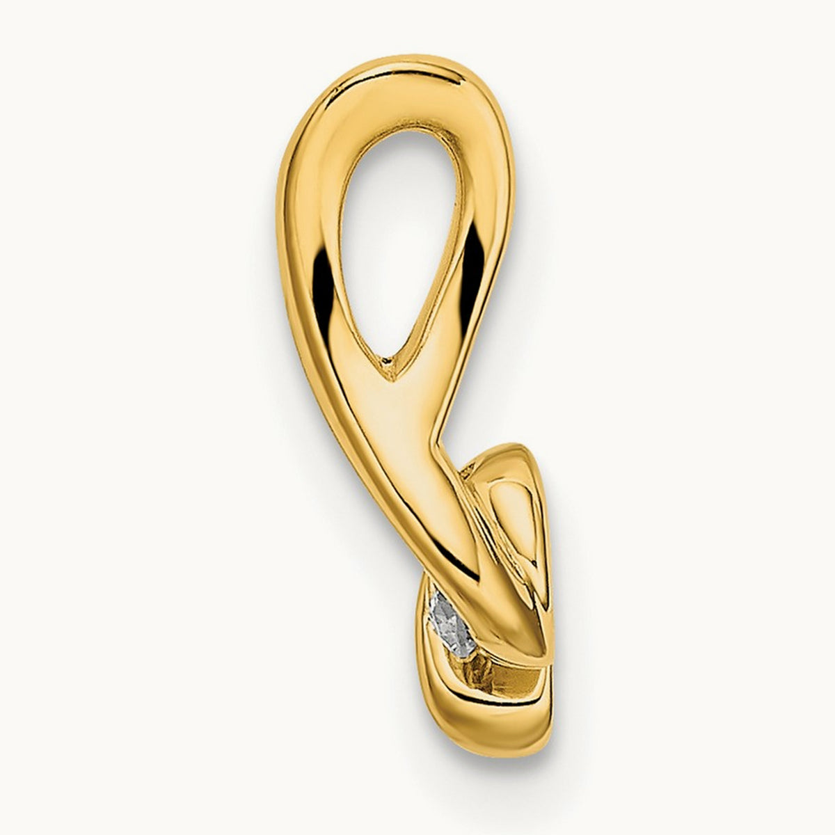 Fashion Pendant, 0.10 ct tw Lab-Grown Diamond — 14K Yellow Gold