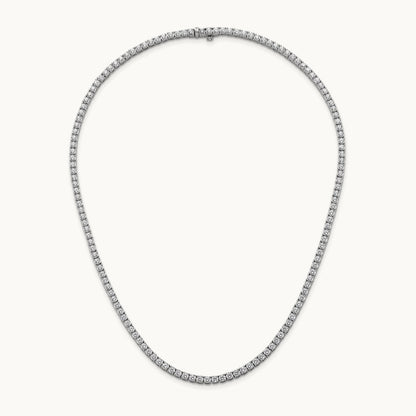 Straight Tennis Necklace, 13 1/2-17 7/8 ct Lab-Grown Diamond