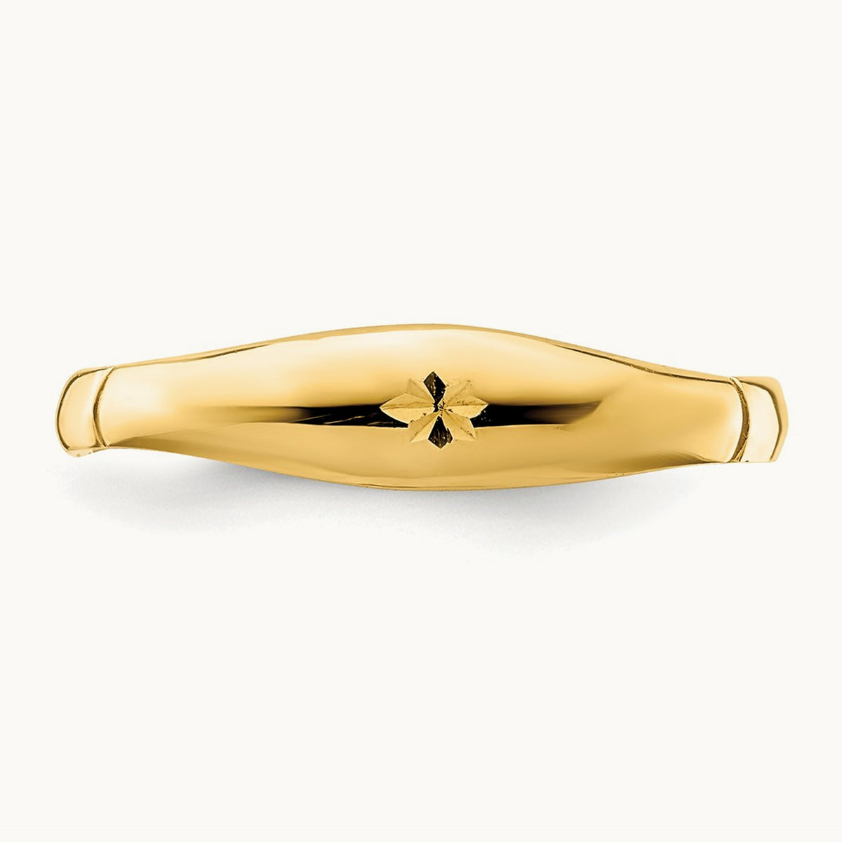 D/C Band Ring, 14K