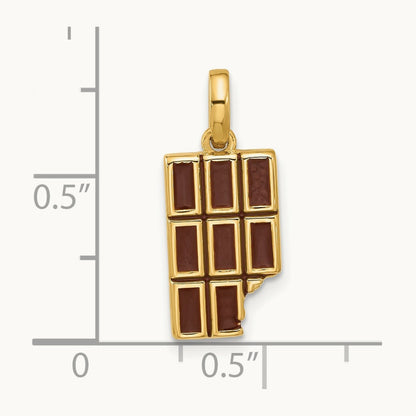 Fancy Chocolate, 14K Yellow Gold