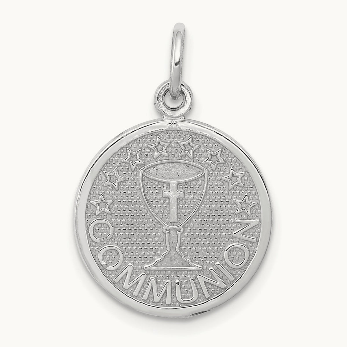 Communion Charm, 14K White Gold