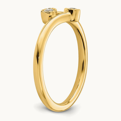 Promise/Engagement Ring, 0.10 ct tw