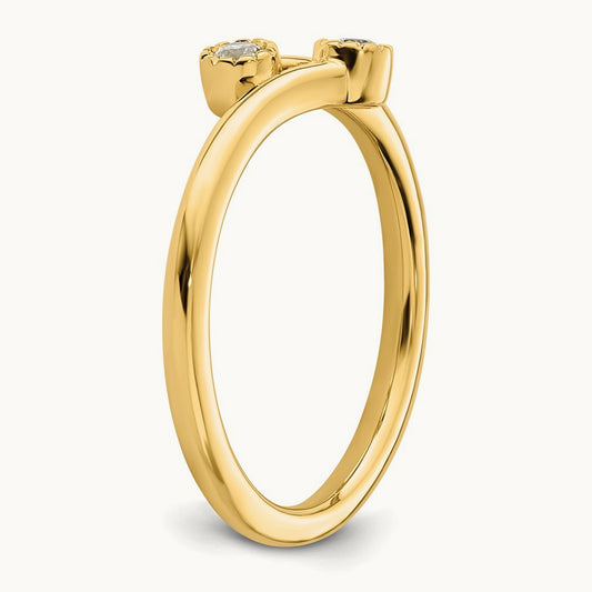 Promise/Engagement Ring, 0.10 ct tw