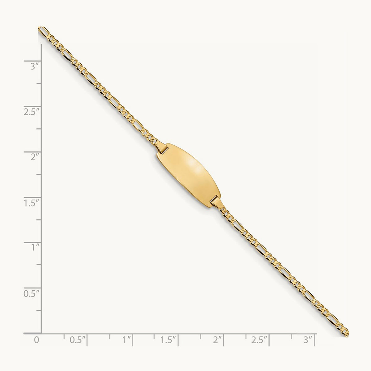 Oval Figaro ID Bracelet