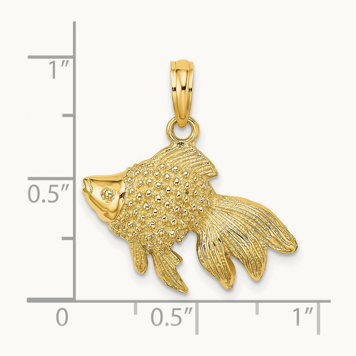 Textured Fish Charm — photo set
