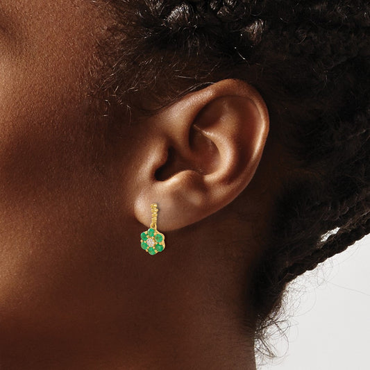 Emerald and Diamond Earrings — photo set