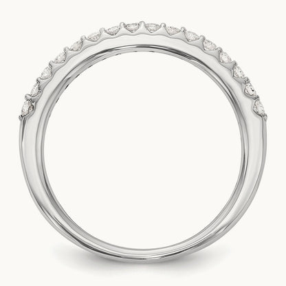 Diamond Wedding Band, 14K White Gold