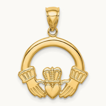 Claddagh Pendant, 14K