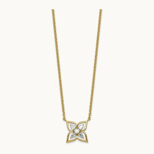 Fashion Necklace, 0.25-0.75 ct tw Lab-Grown Diamond