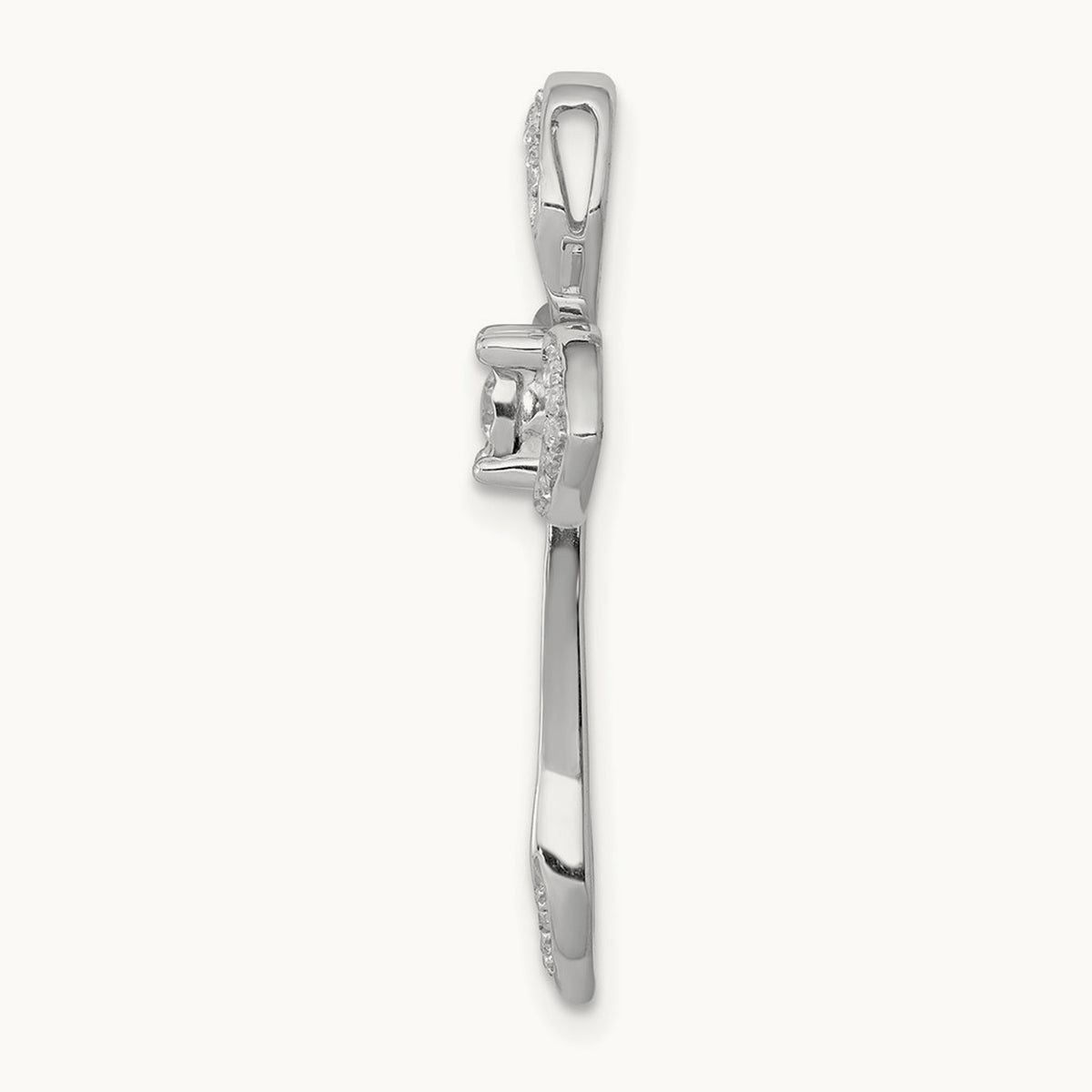 1/8ct. Diamond Cross Chain Slide — photo set