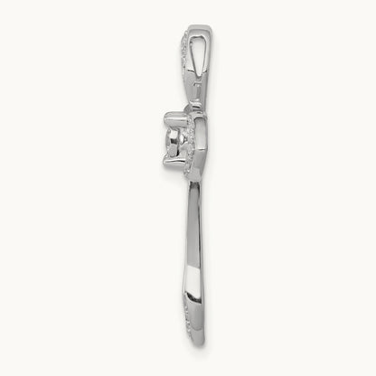 1/8ct. Diamond Cross Chain Slide — photo set