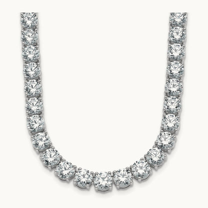 Straight Tennis Necklace, 44-58 1/3 ct Lab-Grown Diamond