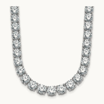 Straight Tennis Necklace, 44-58 1/3 ct Lab-Grown Diamond