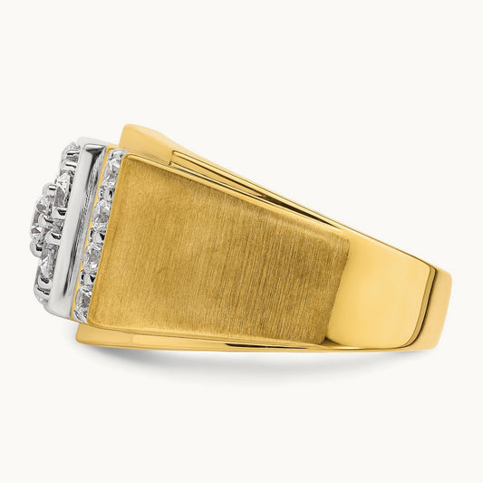 Men's Cluster Ring, 1.75 ct tw Lab-Grown Diamond
