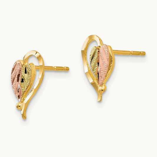 Black Hills Gold Post Earrings