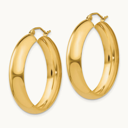 Hoop Earrings, 14K