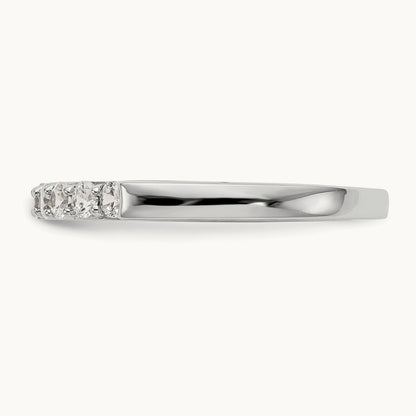 Diamond Wedding Band, 14K White Gold