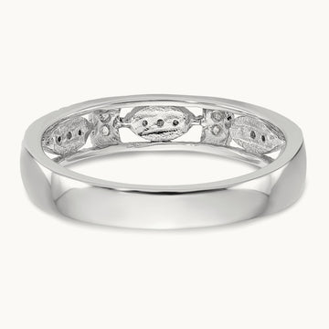 Diamond Band, 14K White Gold