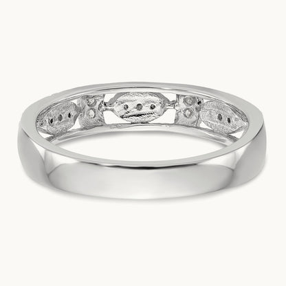 Diamond Band, 14K White Gold