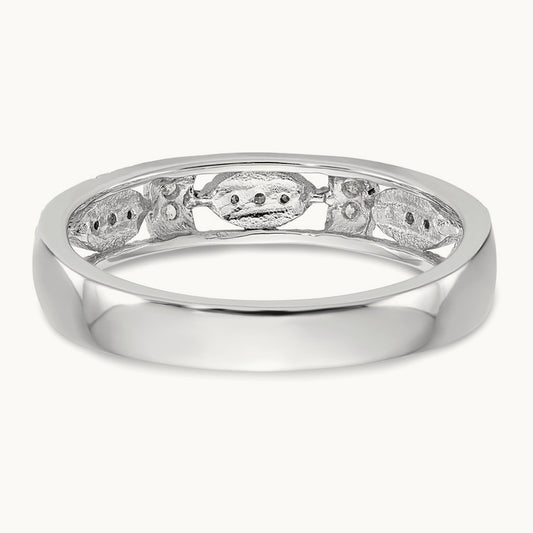 Diamond Band, 14K White Gold