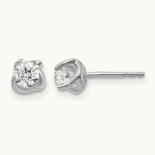 Post Earrings, 0.50 ct tw Lab-Grown Diamond