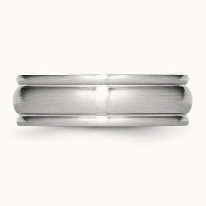 Cobalt Satin Rounded Edge Band — photo set