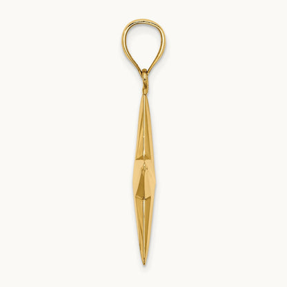 3-D Nautical Star Charm, 14K