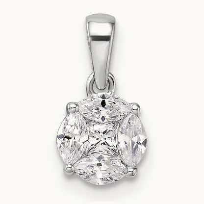 Pendant, 0.50-1.00 ct tw Lab-Grown Diamond