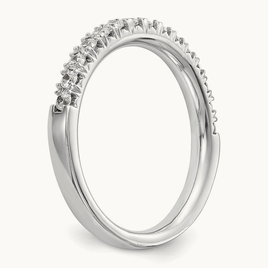 Diamond Wedding Band, 14K White Gold