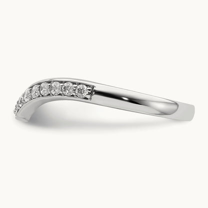 Diamond Ring Guard, 14K White Gold