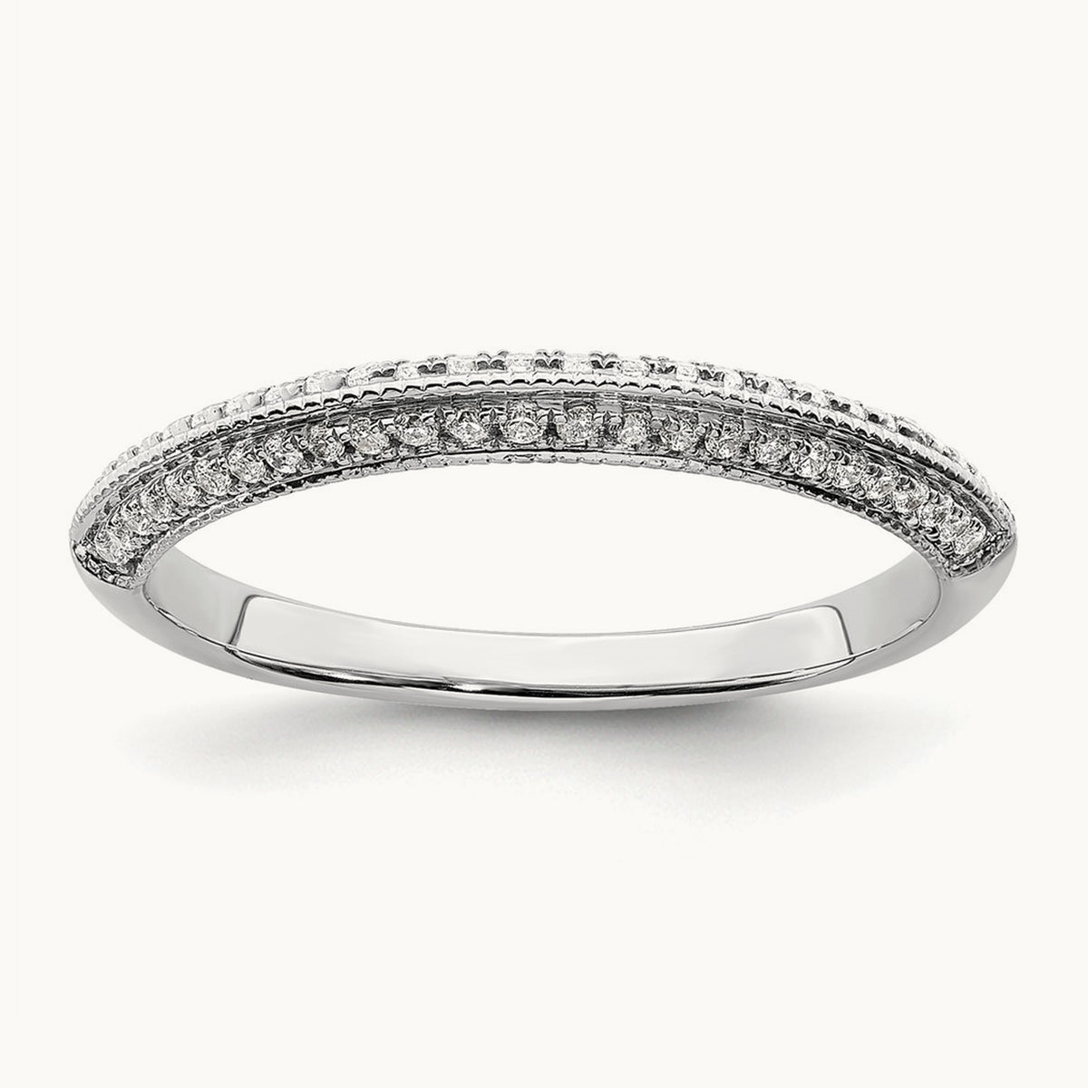 Complete Diamond Wedding Band — photo set
