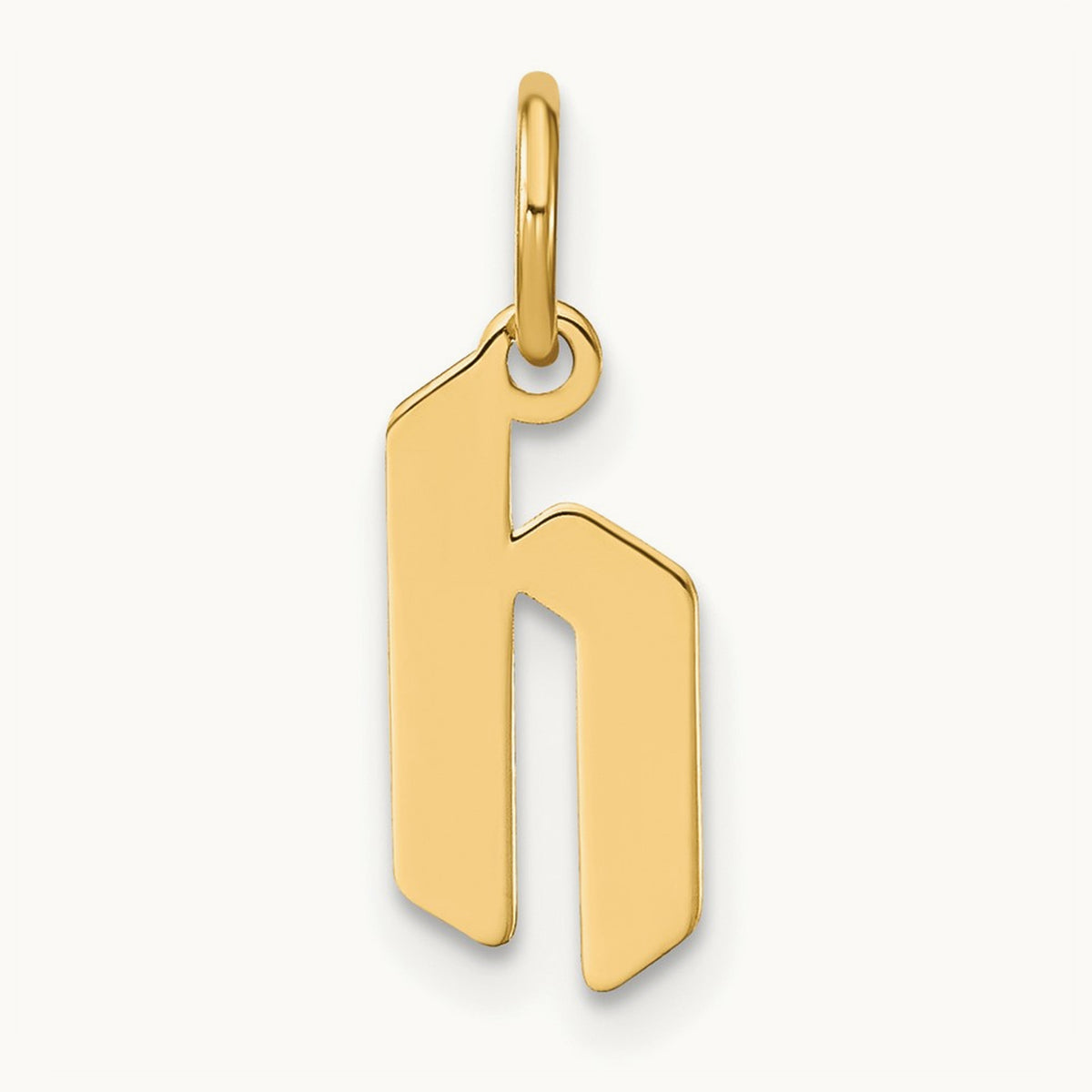 Lowercase Initial Pendant — H
