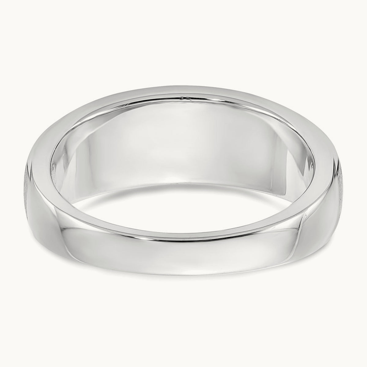 Diamond Men's Band, 14K White Gold