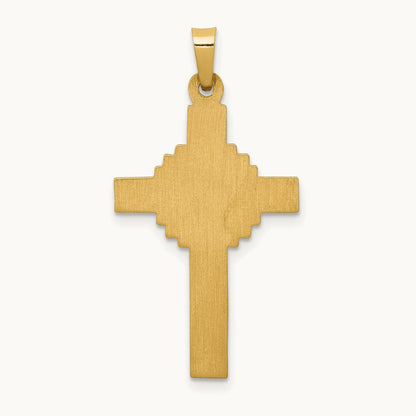 INRI Hollow Crucifix Pendant — photo set