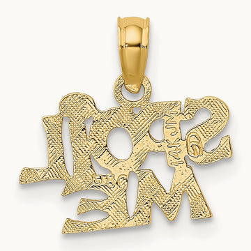 SPOIL ME Charm, 14K
