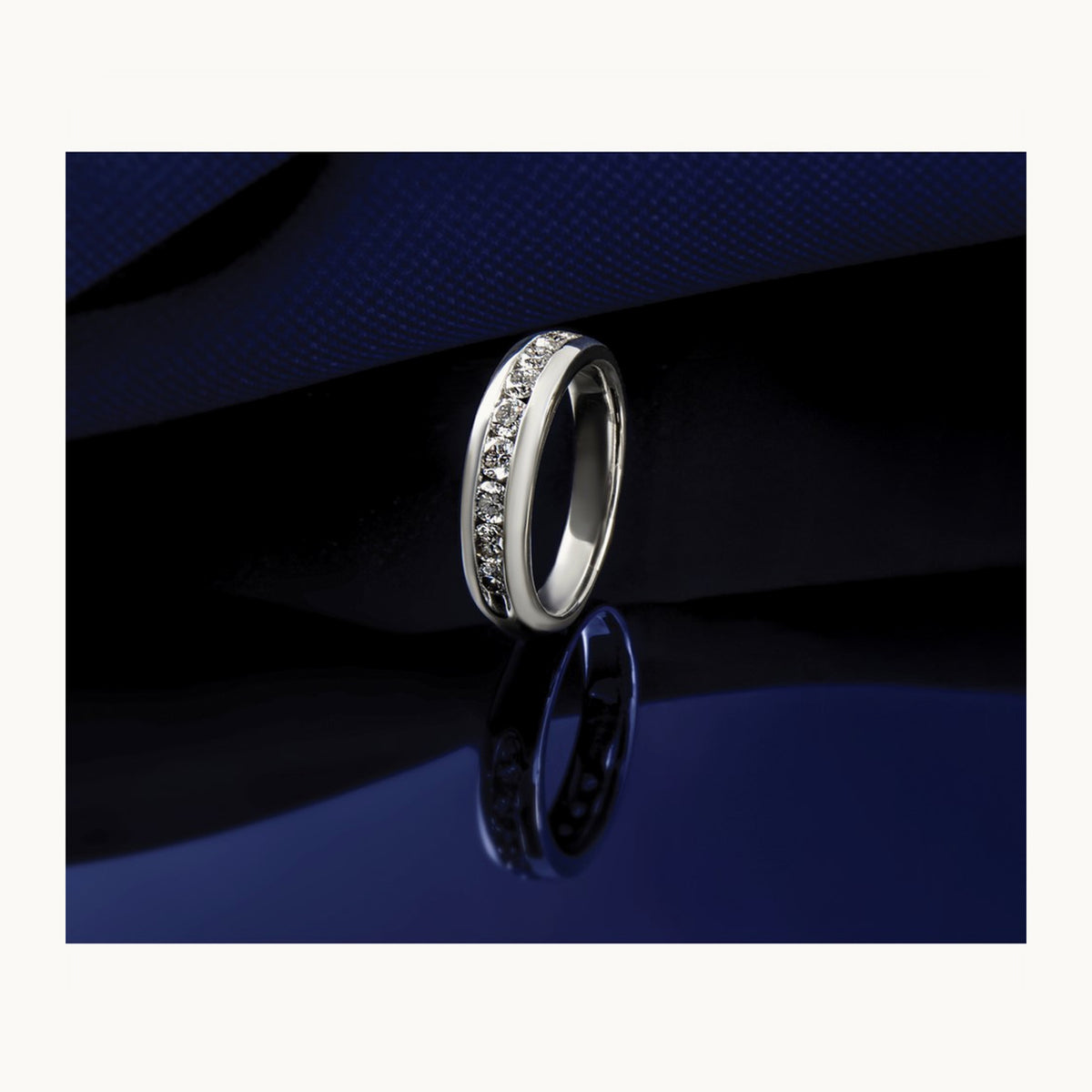 9-Stone Diamond Channel Band — 0.20 ct tw, 7