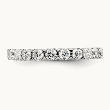 11 Stone Band, 0.75 ct tw Lab-Grown Diamond