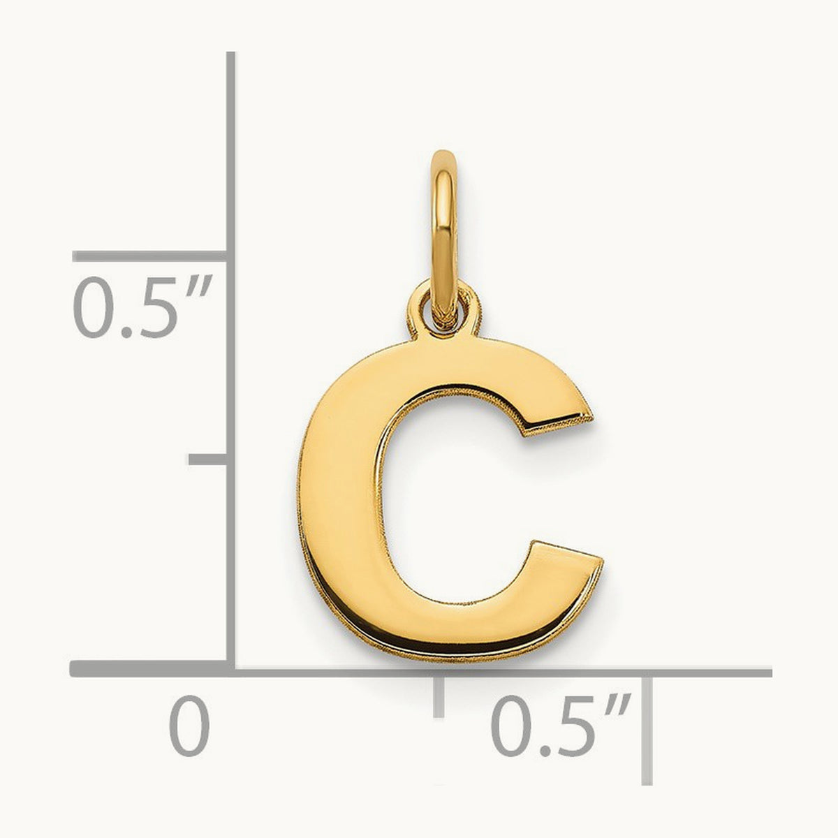 Initial Pendant — C