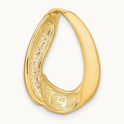 Oval Slide, 14K