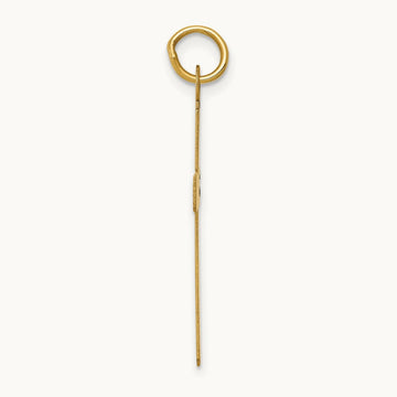 Polished Cross Pendant, 14K