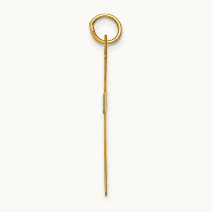 Polished Cross Pendant, 14K