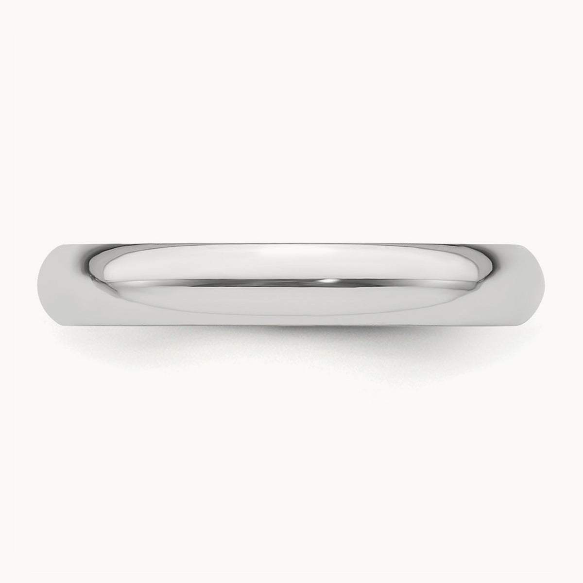 Half-Round Featherweight Band — 3mm