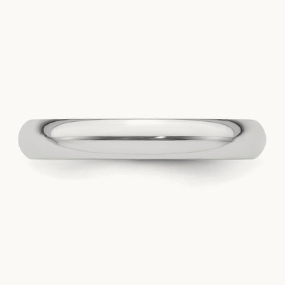 Half-Round Featherweight Band — 3mm